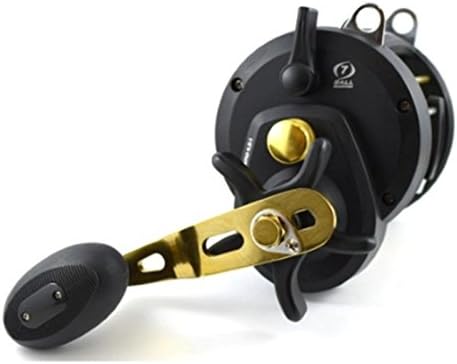 [UP TO 35% OFF! Christmas Sale Is On] Perfect Gift for Our Fisherman Ecooda Ocean Master 44LB Drag Conventional Fishing Reel With 6.2:1 Gear Ratio Double Line Winders Great Offshore Saltwater Trolling Fishing Reel