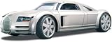 2002 Audi Supersportwagen Rosemeyer Diecast model car 1:18 scale die cast by Maisto