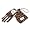 Leopard Left Handed Glove S