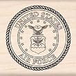 Inkadinkado Rubber Stamp-Air Force Insignia