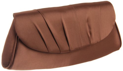 La Regale Simple Rounded Flap Clutch
