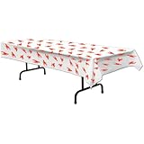 Crawfish Tablecover Party Accessory (1 count) (1/Pkg)