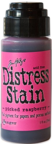 Ranger Tim Holtz Distress Stain, 1-Ounce, Picked Raspberry