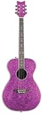 Daisy Rock Pixie Acoustic-Electric Pink Sparkle Guitar