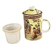Oriental Tall Tea Cup with Filter - Asian Ladies