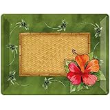 Creative Converting Plastic Tray, Bamboo Weave