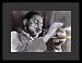 Dizzy Gillespie (Blowing Trumpet) Music Framed & Matted Poster Print - 16 X 20