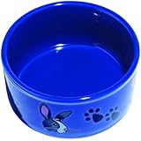 Super Pet Paw-Print PetWare Bowl, Bunny, Colors Vary