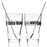 Produkt-Bild: Leonardo 042555 Becher Solo Latte Macchiato mit L&ouml;ffeln 4-teilig Set