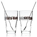 Leonardo 042555 Becher Solo Latte Macchiato mit L�ffeln 4-teilig Set