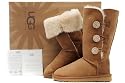 UGG（アグ）Classic Bailey ButtonTriplet Women's アグ ベイリーボタン トール ムートンブーツ1873シープスキン5色各サイズ