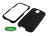 Black Rubberized Hard Case for LG Optimus T P509 Phone, T-Mobile