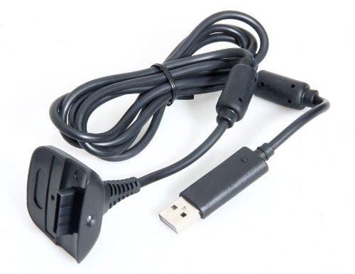 4800mAh Ni-MH Rechargeable Battery Pack with Charging Cable for Xbox 360 Wireless Controller (Blac + Worldwide free shiping