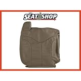 00 01 02 GMC Yukon XL Sierra Grey Leather Seat Cover RH top by The Seat Shop