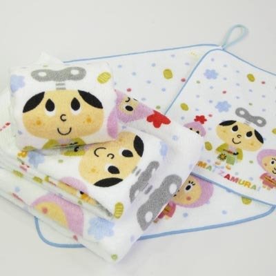 ぜんまいざむらい はいからドッツ プチタオル
