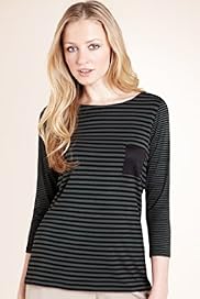 Autograph Military Striped T Shirt