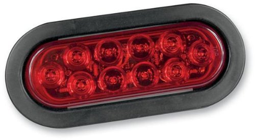 Wesbar Waterproof LED Oval Grommet Mount Taillight 273561