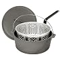 Bayou Classic 7460 8-1/2-Quart Cast-Iron Dutch Oven and Lid with Perforated Aluminum Basket