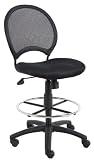 Boss B16215 Mesh Drafting Stool with Loop Arms