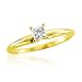 41 Cuavu0FL. SL75  14k White Gold Solitaire Princess Cut Diamond Engagement
