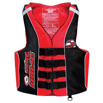 J-FISH JLV-29300 アドバンス ライフベスト BLACK×RED XS JLV-29300