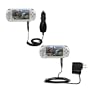 Essential Kit for the Sony PSP-2001 Playstation Portable includes a Car and Wall Charger - uses Gomadic TipExchange Technology