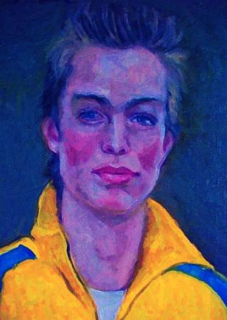 Custom Order #FY-JR4, Oil on Canvas, Custom Painting of The Person You Love, For 1 Person of Customer's Choice, Style: Photo-Realism, with Signature Text