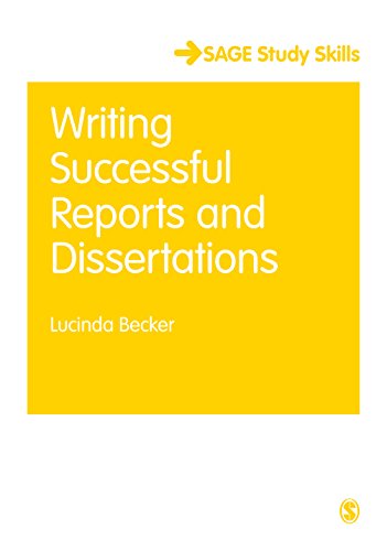 Writing Successful Reports and Dissertations (SAGE Study Skills Series)