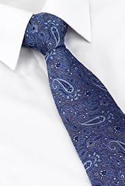Autograph Pure Silk Embroidered Paisley Tie
