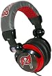 iHip NFH22TBB NFL Tampa Bay Buccaneers DJ Style Headphones, Red/Black