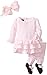 Mud Pie Baby-Girls Newborn Velour Dress with Tights and Headband