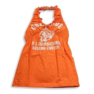 Gold Rush Outfitters - Girl Halter Top, Orange