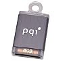 PQI i810 Plus 8GB USB Flash Drive, Gray - Retail Package