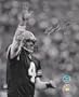 Brett Favre Autographed B&W Waving Goodbye 8x10 Photograph