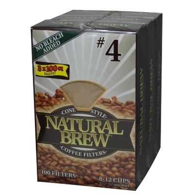 Natural Brew Coffee Filters - 100 ct.