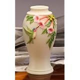 Hummingbird and Trumpet Table Vase, Ibis and Orchid Design
