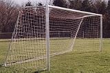 6.5'H x 12'W x 2'D x 6'B Official Round PostsGoal