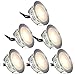 Recessed LED Deck Lights Kits 6 Pack,SMY(Upgrade Version) in Ground Outdoor LED Deck Lighting Waterproof IP67,Low Voltage LED Lights for Garden,Yard Steps,Stair,Patio,Pool Deck,Kitchen Decoration
