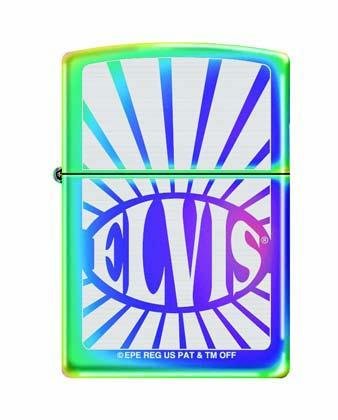 Zippo Limited Elvis in Starburst Zippo Lighter by Peter Mars
