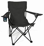 Folding Camp Chair - Black