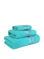 Flor De Algodón Juego De Toallas Hypnos (Turquesa)