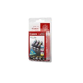 Canon - CLI 521 - Color Multipack - Cartouche d'encre - Jaune, Cyan, magenta