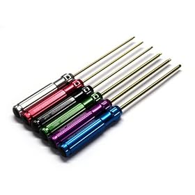 Integy Hex Wrench Set, Ti-Nitride (6) INTC22301 from Hex Driver Sets