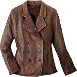 Cabela's Women's Leather Peacoat