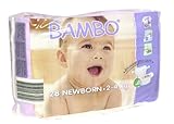 Abena Bambo Premium Baby Diapers, Size 1, Newborn, 28 Count (Pack of 6)