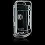 PCMICROSTORE Brand Motorola W755 Clear Translucent Snap-On Case Cover with Removable Swivel Belt Clip