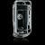 PCMICROSTORE Brand Motorola W755 Clear Translucent Snap-On Case Cover with Removable Swivel Belt Clip