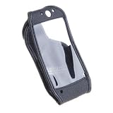 Leather Case with Leather Wrapped Belt Clip for Motorola Q