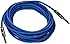 Seismic Audio - SATRX-25Blue - 25 Foot Blue 1/4" TRS Patch Cable - Balanced Cord - Effects