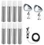 Westinghouse 445712-41P Bollard HI-Intensity LED Landscape Lighting Set, 10 Piece (8 Pathlights and 2 Spotlights)